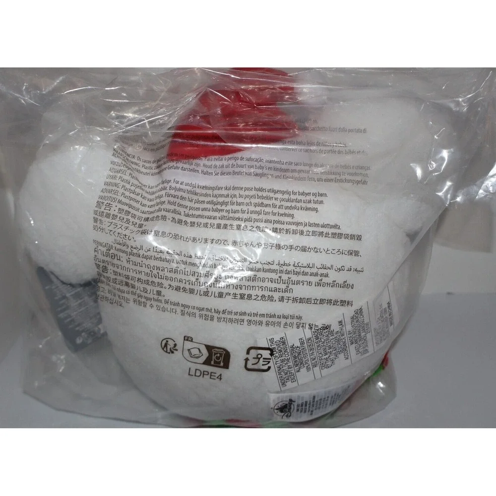 DISNEY 2024 Mickey Mouse Snowman Santa Christmas Plush Stuffed Throw Pillow New